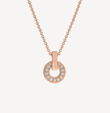 [Royal Top]GARI NECKLACE PINK GOLD DIAMOND