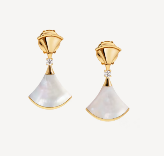 [Royal Top]DREAM MOP 1 DIAMOND EARRINGS