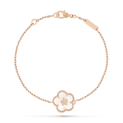 [Royal Top]LUCKY WHITE MOP PLUM BLOSSOM  BRACELET
