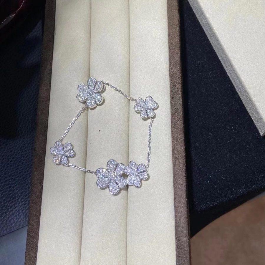 [Royal Top]FRIVOLE SILVER 5 FLOWERS BRACELET