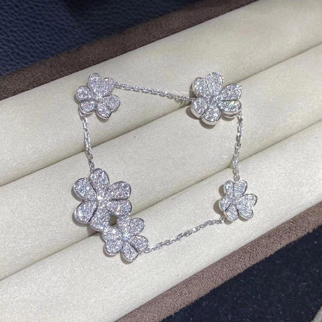 [Royal Top]FRIVOLE SILVER 5 FLOWERS BRACELET