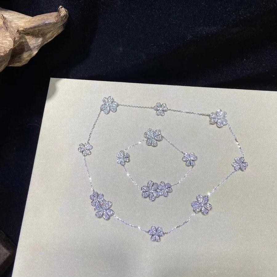 [Royal Top]FRIVOLE SILVER 5 FLOWERS BRACELET