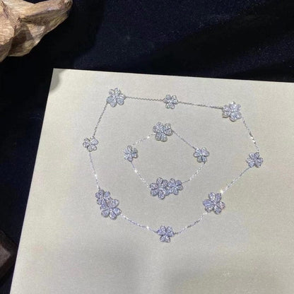 [Royal Top]FRIVOLE SILVER 5 FLOWERS BRACELET