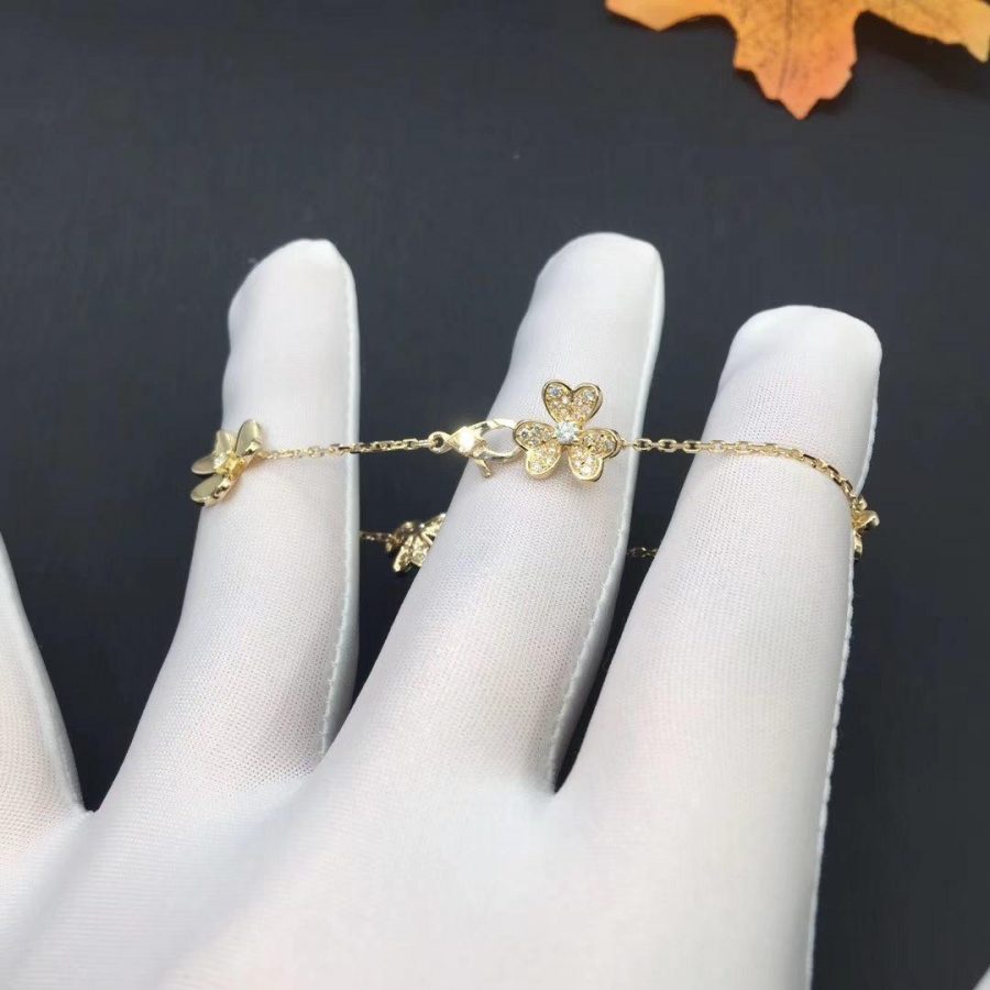 [Royal Top]FRIVOLE GOLD 5 FLOWERS BRACELET