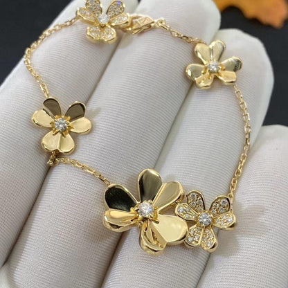 [Royal Top]FRIVOLE GOLD 5 FLOWERS BRACELET