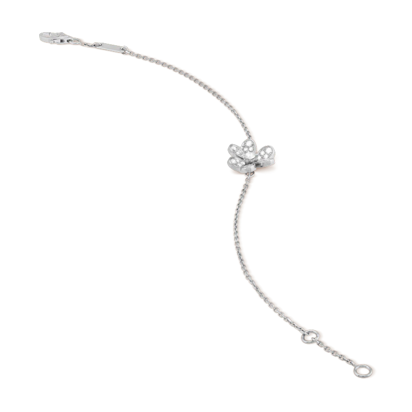 [Royal Top]FRIVOLE SILVER FLOWER DIAMOND BRACELET