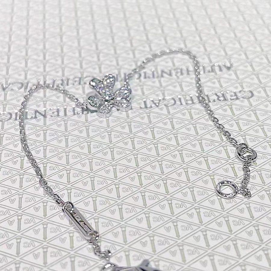 [Royal Top]FRIVOLE SILVER FLOWER DIAMOND BRACELET