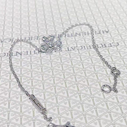 [Royal Top]FRIVOLE SILVER FLOWER DIAMOND BRACELET