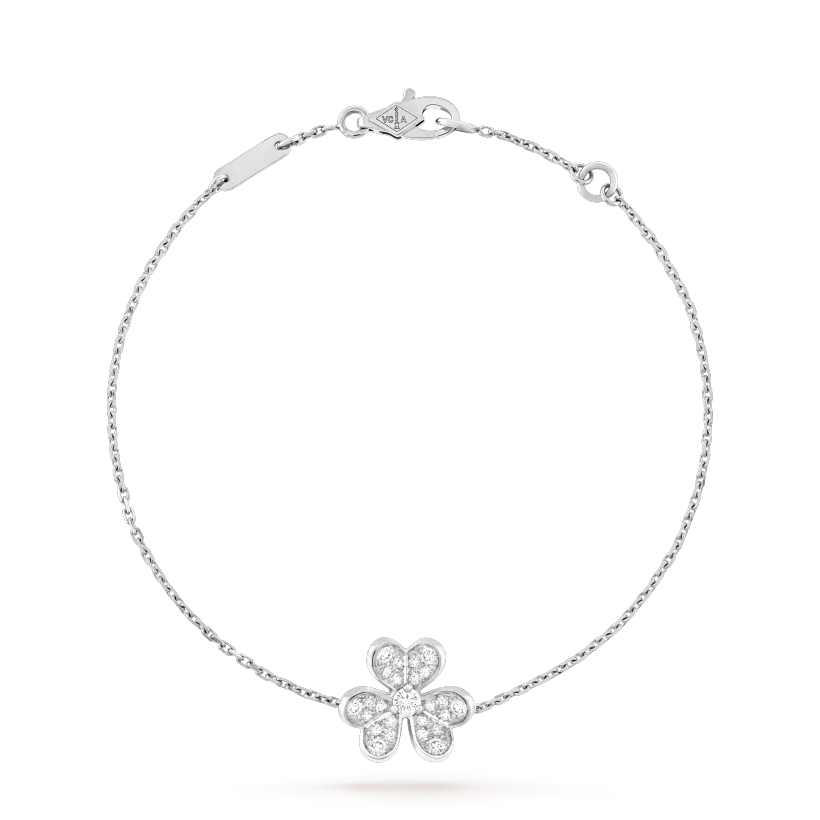 [Royal Top]FRIVOLE SILVER FLOWER DIAMOND BRACELET