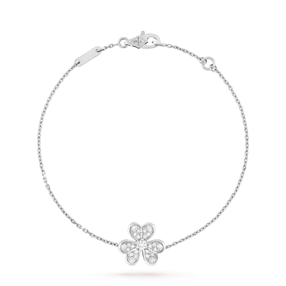 [Royal Top]FRIVOLE SILVER FLOWER DIAMOND BRACELET