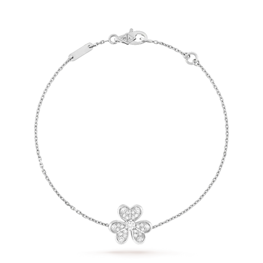[Royal Top]FRIVOLE SILVER FLOWER DIAMOND BRACELET