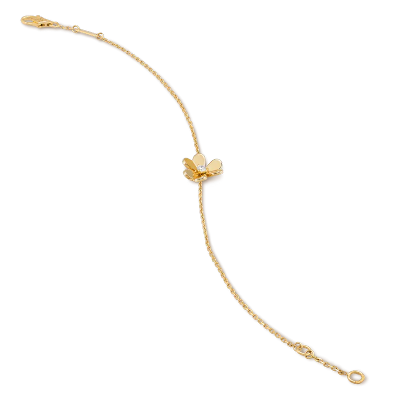 [Royal Top]FRIVOLE GOLD FLOWER PINK MALACHITE BRACELET