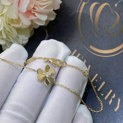 [Royal Top]FRIVOLE GOLD FLOWER PINK MALACHITE BRACELET