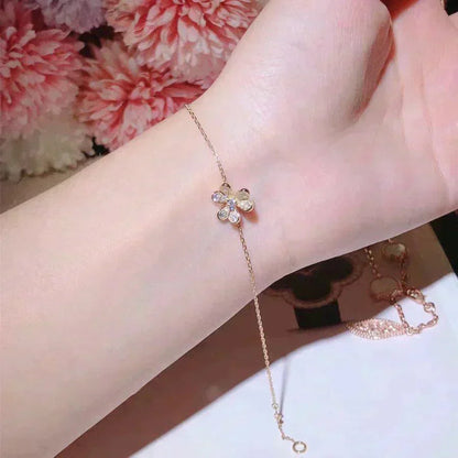 [Royal Top]FRIVOLE GOLD FLOWER DIAMOND BRACELET