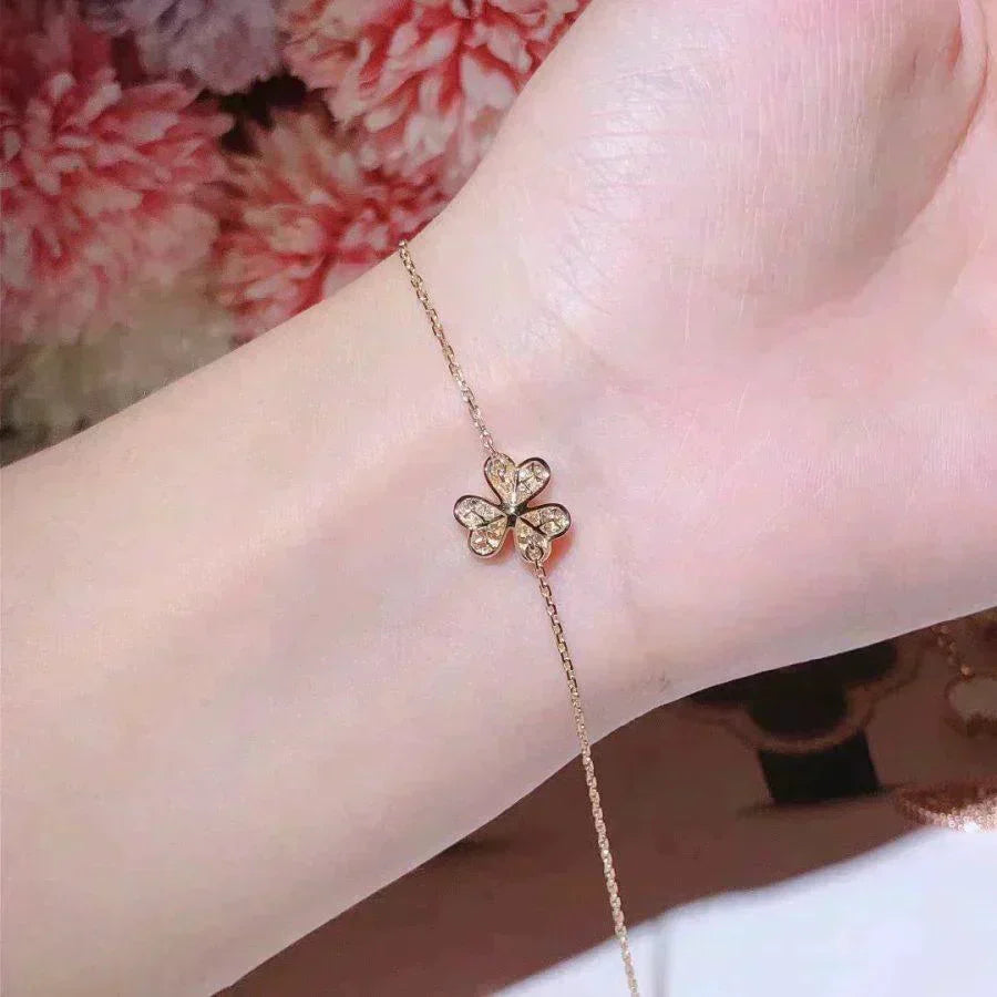 [Royal Top]FRIVOLE GOLD FLOWER DIAMOND BRACELET