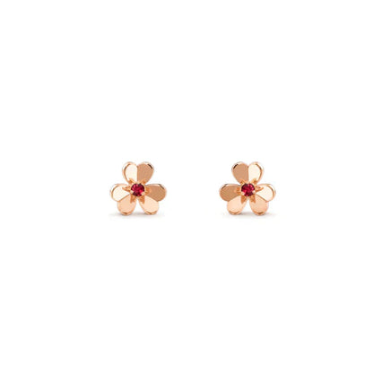 [Royal Top]FRIVOLE  FLOWER PINK EARRINGS