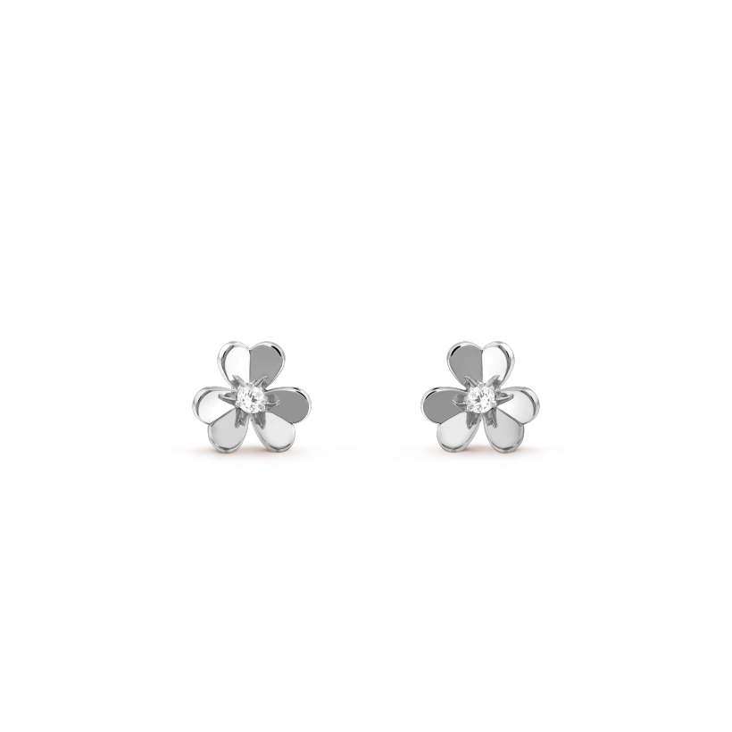 [Royal Top]FRIVOLE MINI SILVER FLOWER EARRINGS