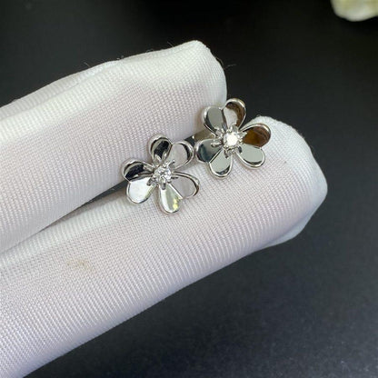 [Royal Top]FRIVOLE MINI SILVER FLOWER EARRINGS
