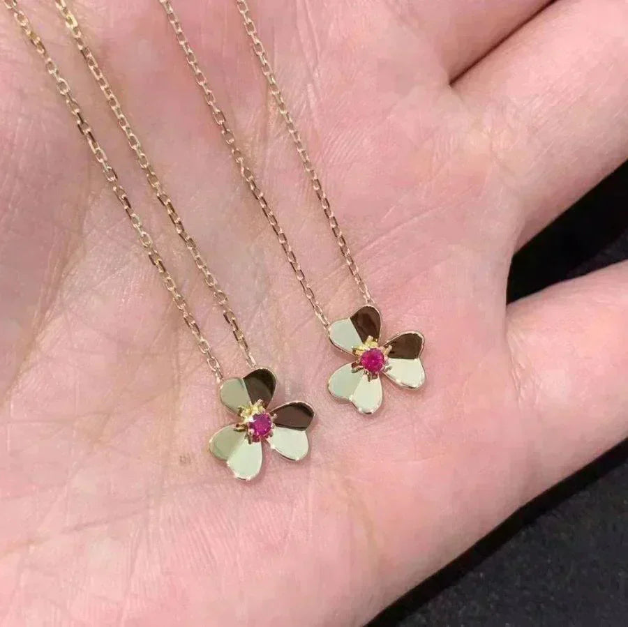 [Royal Top]FRIVOLE GOLD FLOWER NECKLACE