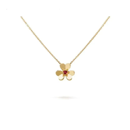 [Royal Top]FRIVOLE GOLD FLOWER NECKLACE