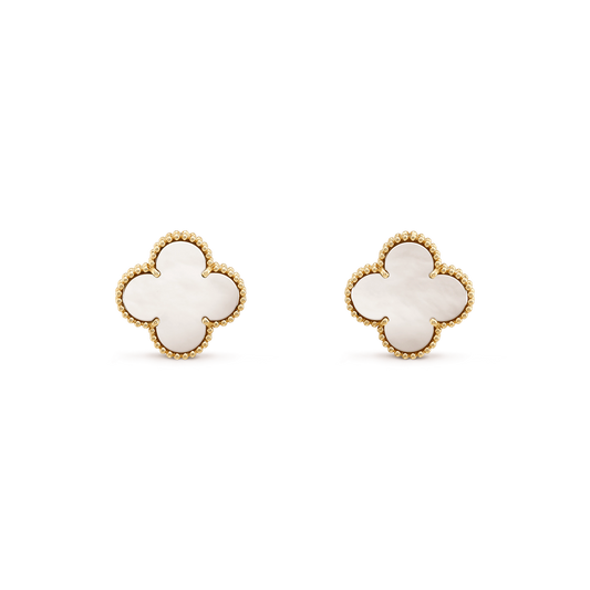 [Royal Top]CLOVER MINI GOLD EARRINGS