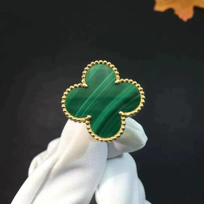 [Royal Top]CLOVER MALACHITE RING