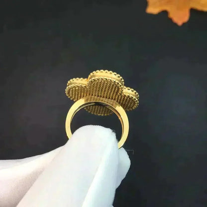 [Royal Top]CLOVER MALACHITE RING