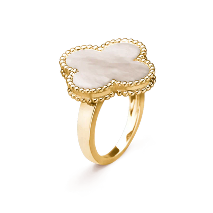 [Royal Top]CLOVER WHITE MOP RING