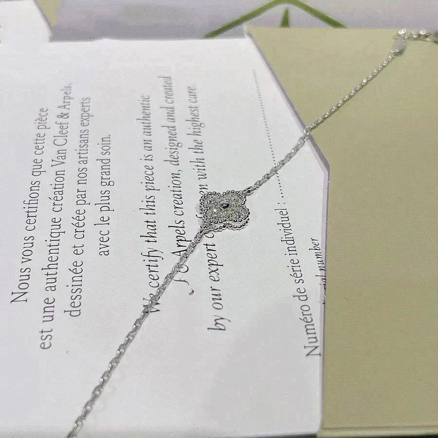 [Royal Top]CLOVER  SINGLE FLOWER BRACELET SILVER
