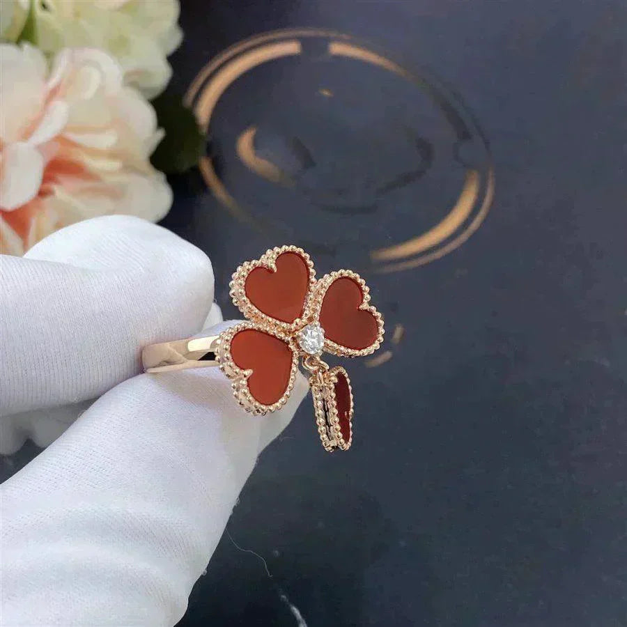 [Royal Top]SWEET CLOVER CARNELIAN RING