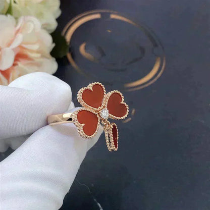 [Royal Top]SWEET CLOVER CARNELIAN RING