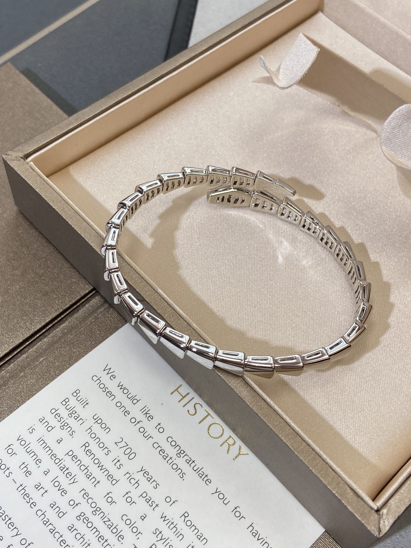 [Royal Top]SERPENTI VIPER SILVER BRACELET