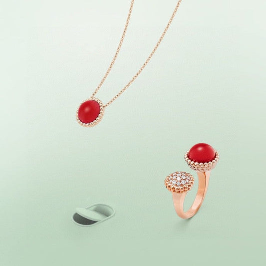 [Royal Top]PERLEE COULEURS DIAMOND ROSE GOLD BETWEEN THE FINGER RING