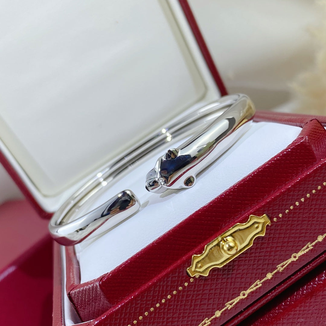 [Royal Top]PANTHERE SILVER OPEN BRACELET
