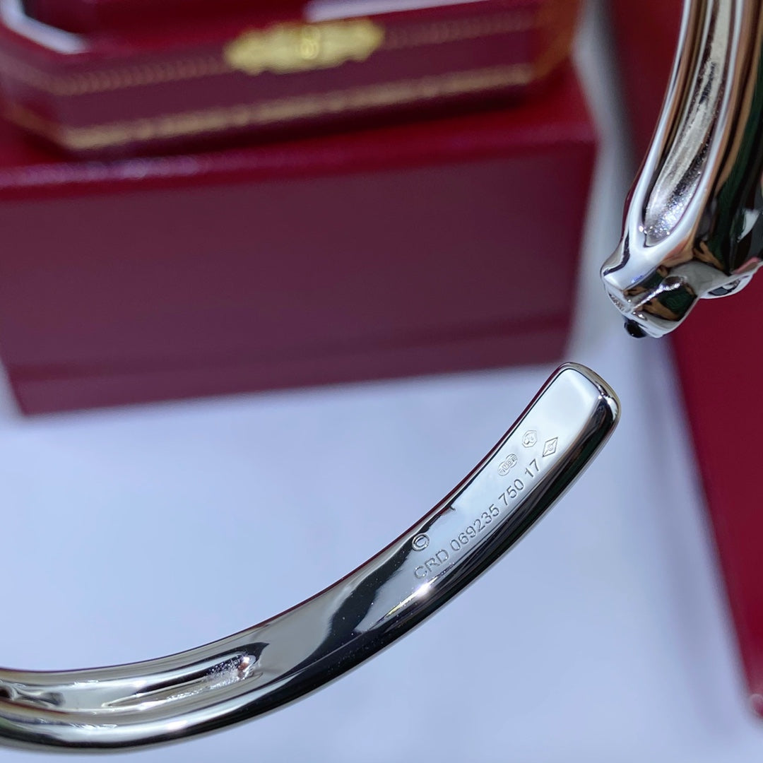 [Royal Top]PANTHERE SILVER OPEN BRACELET