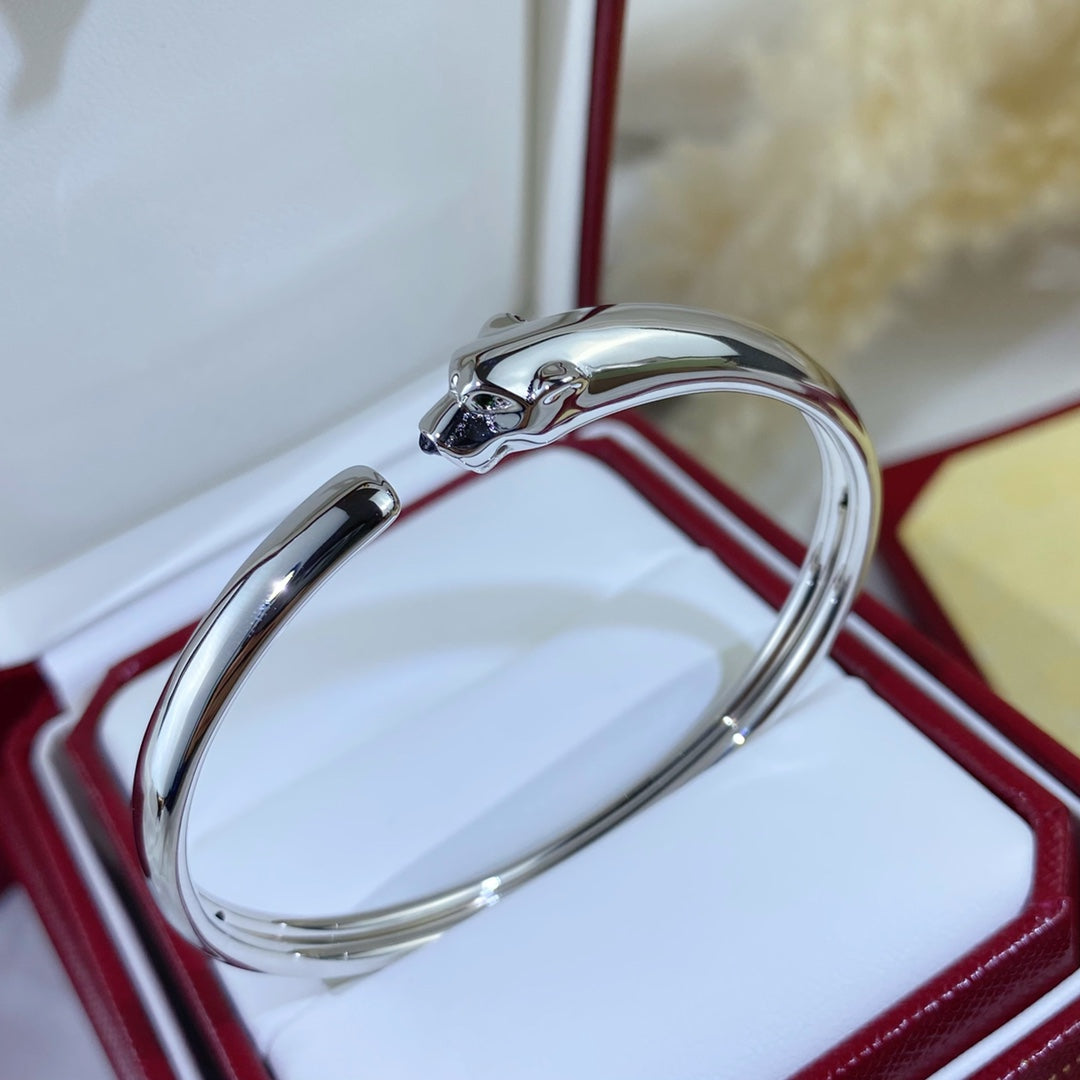 [Royal Top]PANTHERE SILVER OPEN BRACELET