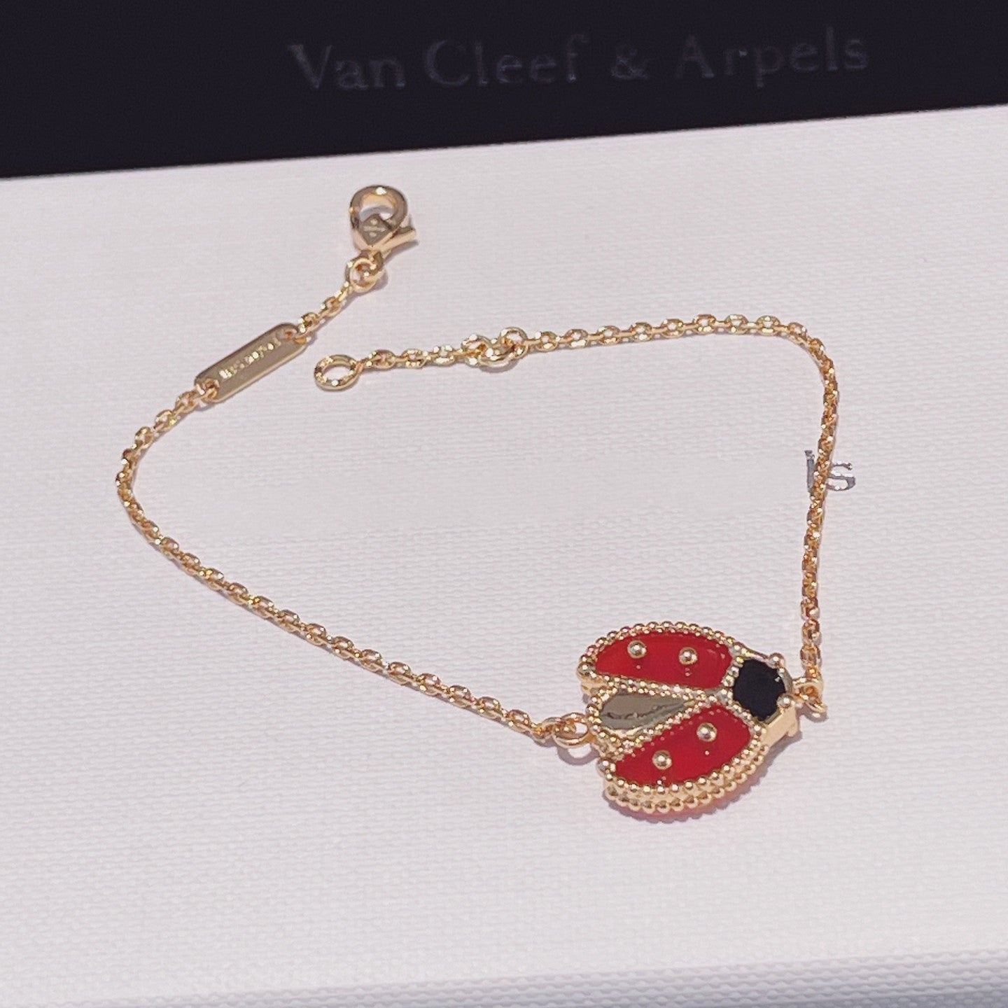 [Royal Top]LUCKY SPRING 1 MOTIF PINK GOLD BRACELET