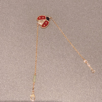 [Royal Top]LUCKY SPRING 1 MOTIF PINK GOLD BRACELET