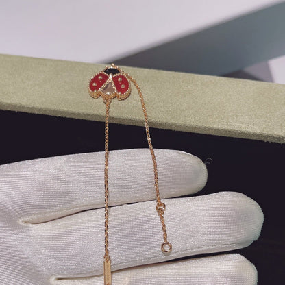 [Royal Top]LUCKY SPRING 1 MOTIF PINK GOLD BRACELET