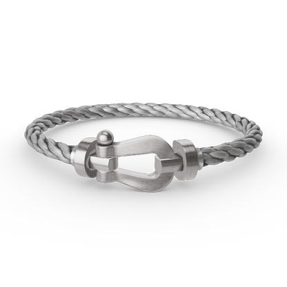 [Royal Top]FORCE LARGE HORSESHOE NO DIAMOND BRACELET SILVER