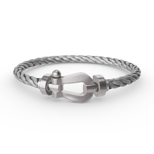 [Royal Top]FORCE LARGE HORSESHOE NO DIAMOND BRACELET SILVER