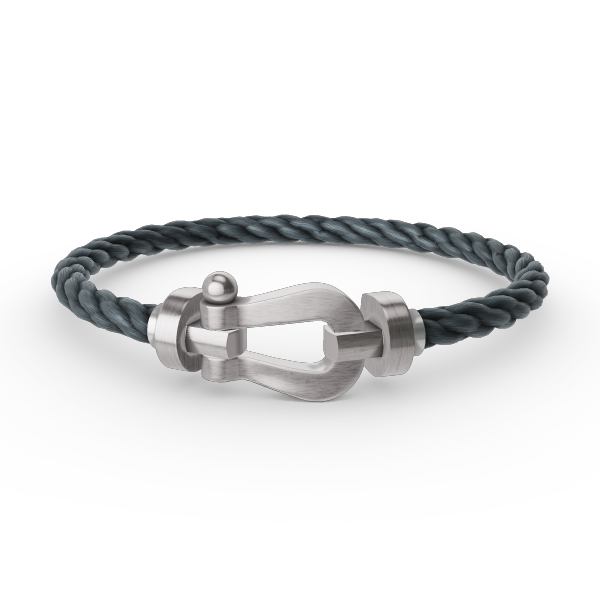 [Royal Top]FORCE LARGE HORSESHOE NO DIAMOND BRACELET SILVER