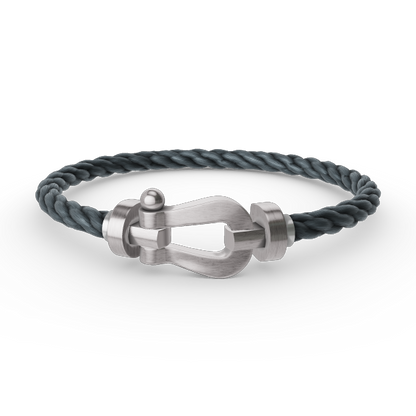 [Royal Top]FORCE LARGE HORSESHOE NO DIAMOND BRACELET SILVER