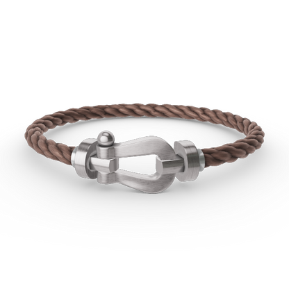 [Royal Top]FORCE LARGE HORSESHOE NO DIAMOND BRACELET SILVER