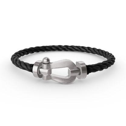 [Royal Top]FORCE LARGE HORSESHOE NO DIAMOND BRACELET SILVER