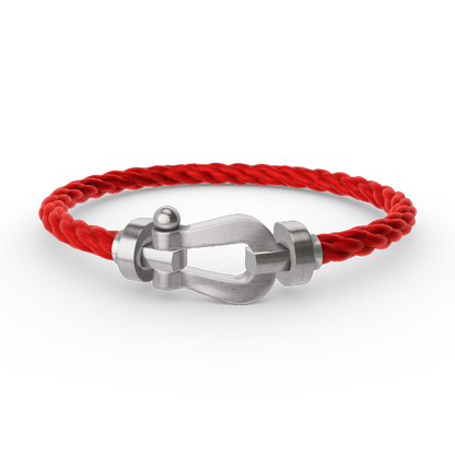 [Royal Top]FORCE LARGE HORSESHOE NO DIAMOND BRACELET SILVER