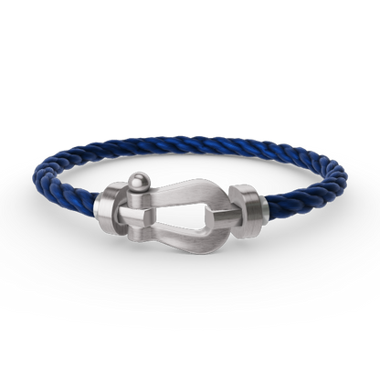[Royal Top]FORCE LARGE HORSESHOE NO DIAMOND BRACELET SILVER