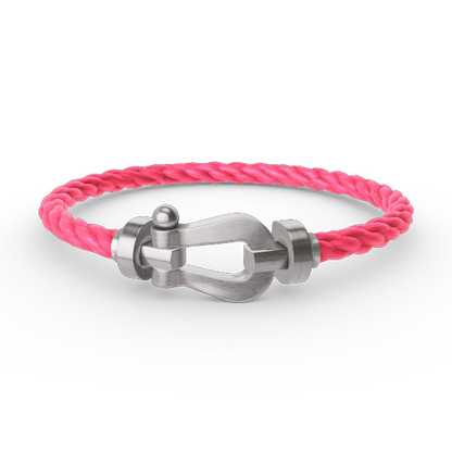 [Royal Top]FORCE LARGE HORSESHOE NO DIAMOND BRACELET SILVER
