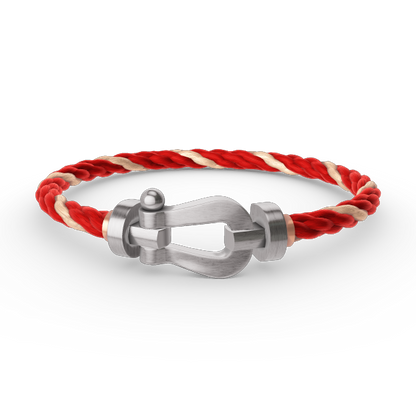 [Royal Top]FORCE LARGE HORSESHOE NO DIAMOND BRACELET SILVER