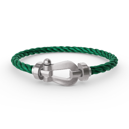 [Royal Top]FORCE LARGE HORSESHOE NO DIAMOND BRACELET SILVER